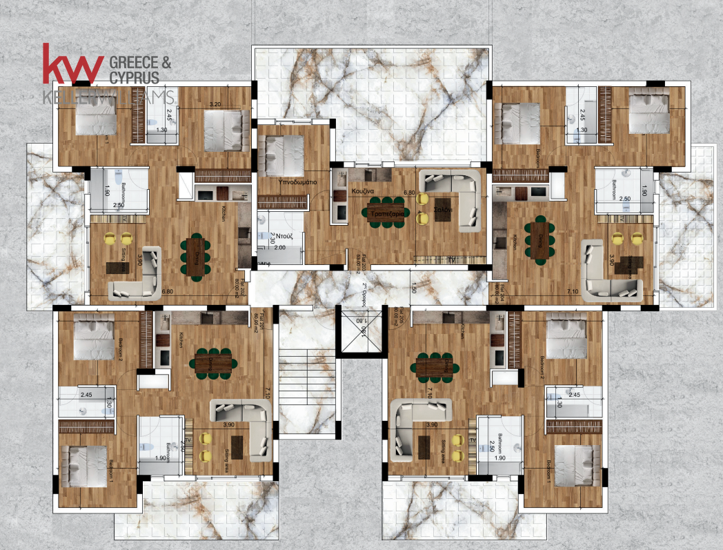 1 bedroom Apartment in Larnaca, Larnaka, Cyprus No. 40646