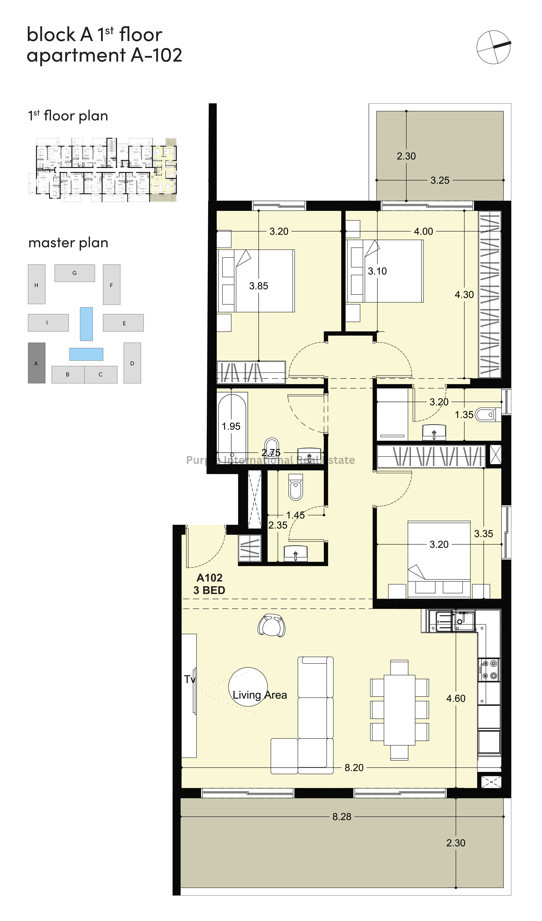 3 bedrooms Apartment in Livadia, Larnaka, Cyprus No. 56614