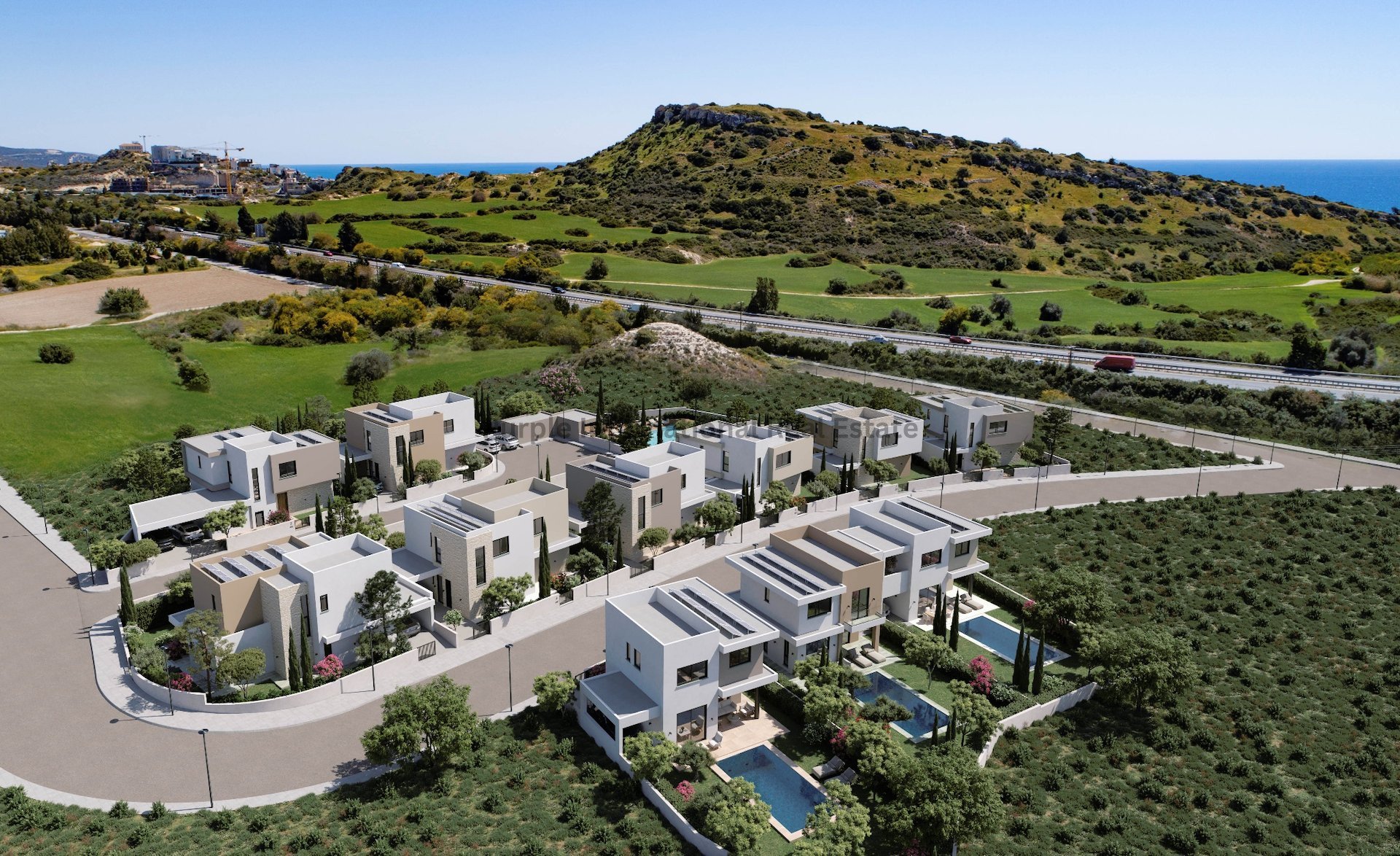 4 dormitorios Villa en Agios Tychonas, Limassol, Chipre No. 56619