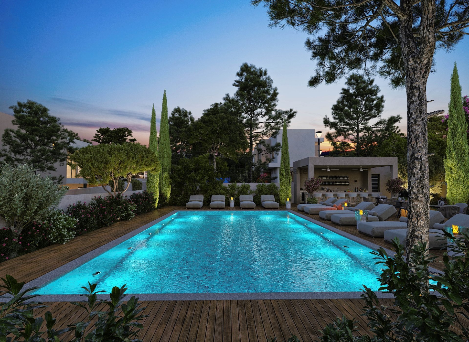 4 dormitorios Villa en Agios Tychonas, Limassol, Chipre No. 56619