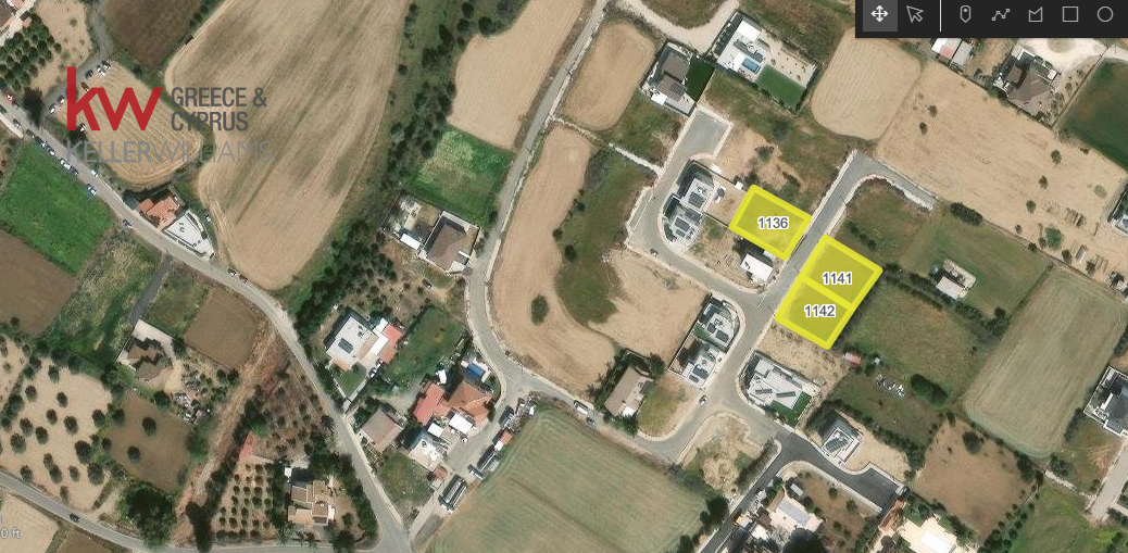 Земельный участок 563м2 в Като Дефтера, Никосия, Кипр № 56779