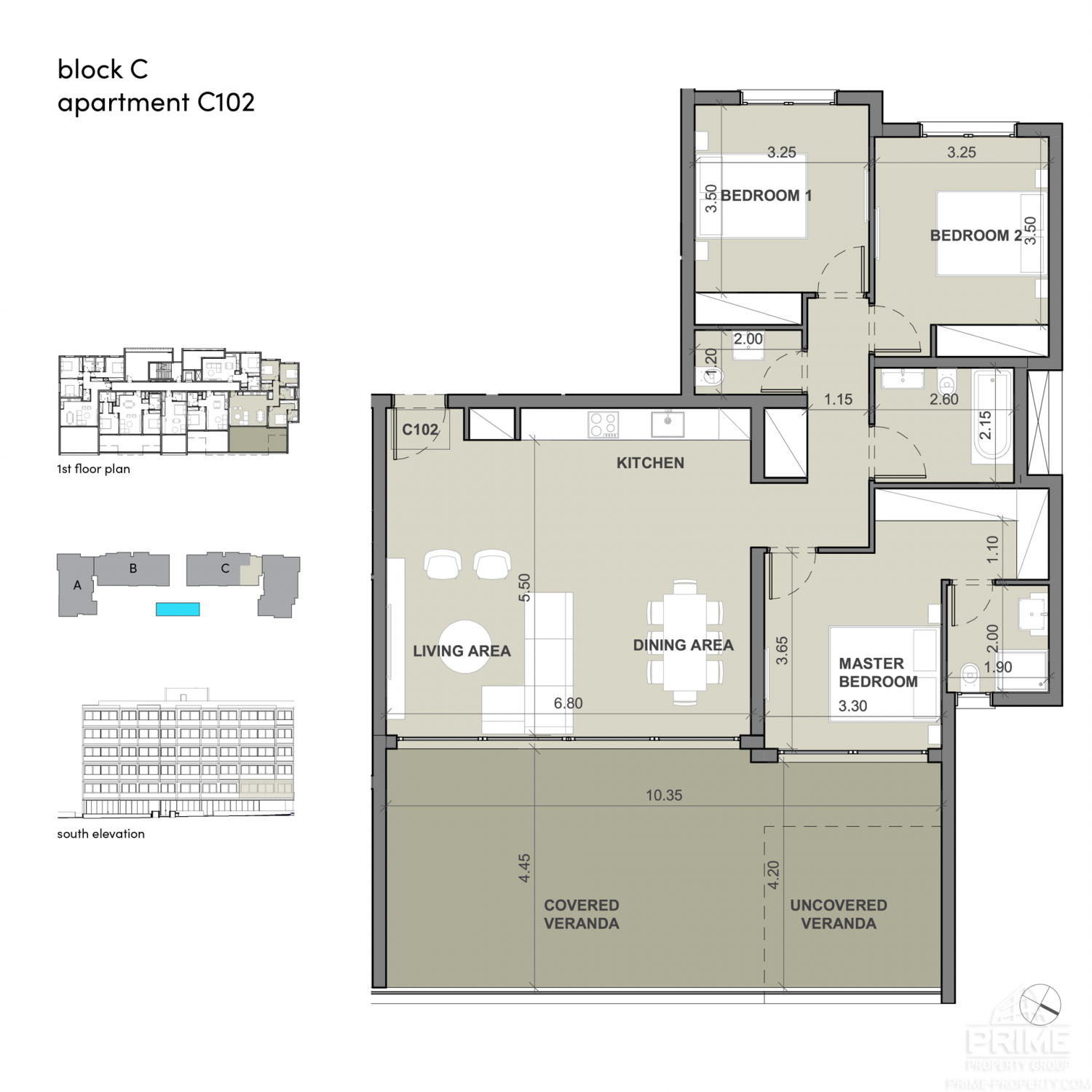 3 chambres Appartement à Limassol, Chypre No. 26893