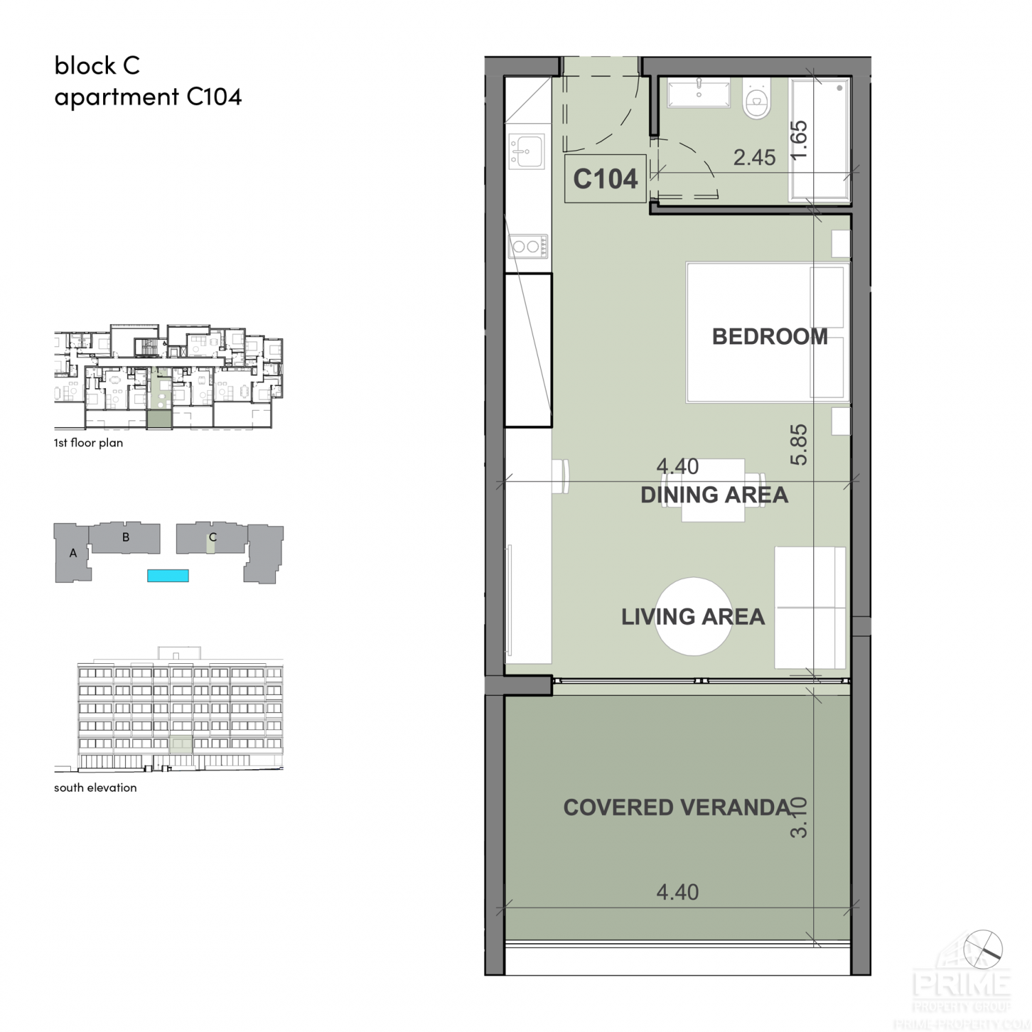 Studio Appartement à Limassol, Chypre No. 26895