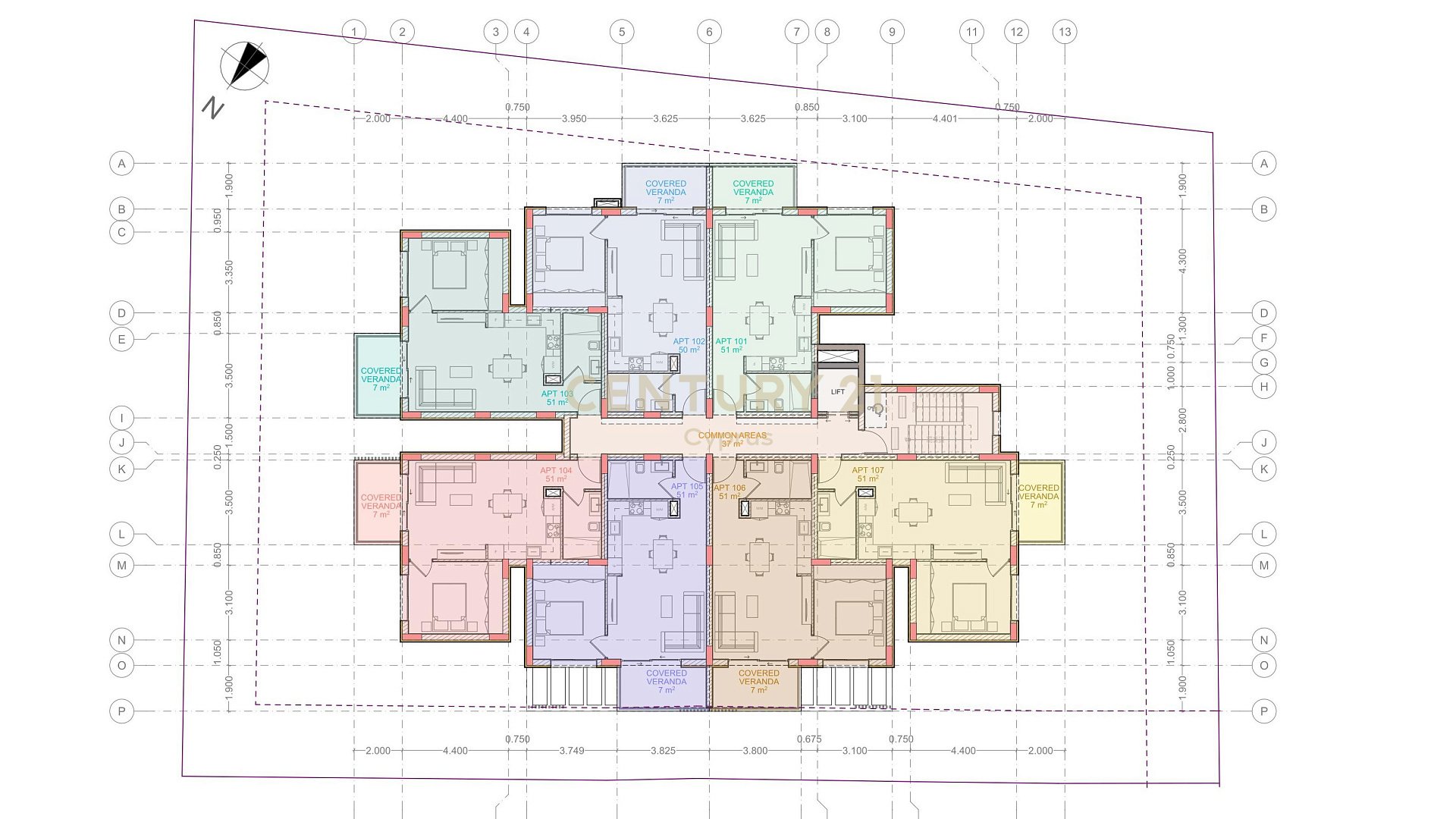 1 bedroom Apartment in Zakaki, Limassol, Cyprus No. 53711