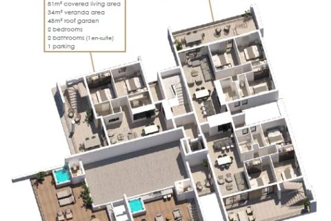 2 dormitorios Apartamento en Larnaka,  No. 50314 20