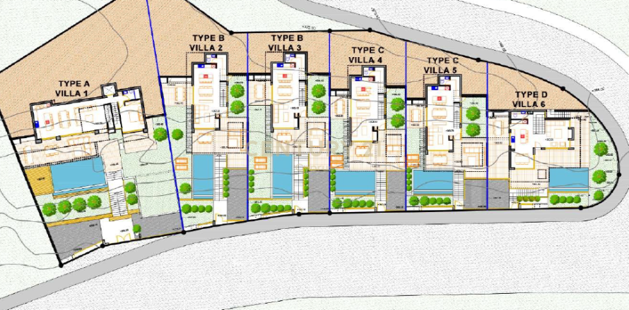 4 dormitorios Villa en Fasoula, Limassol,  No. 55127