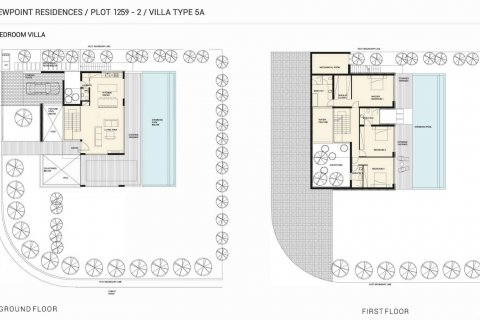 Villa floor plan «3BR-24», 3 bedrooms in Viewpoint Hills
