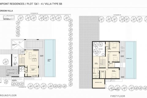 Villa floor plan «3BR-26», 3 bedrooms in Viewpoint Hills