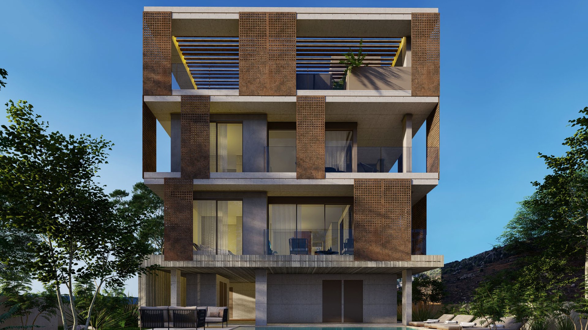 2 bedrooms Penthouse in Paphos, Cyprus No. 30193