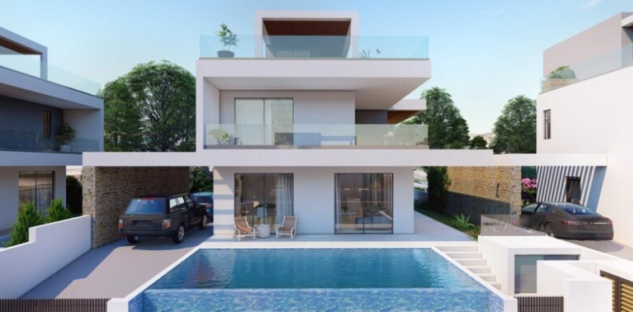 Вилла с 3 спальнями в Пафос, № 37937