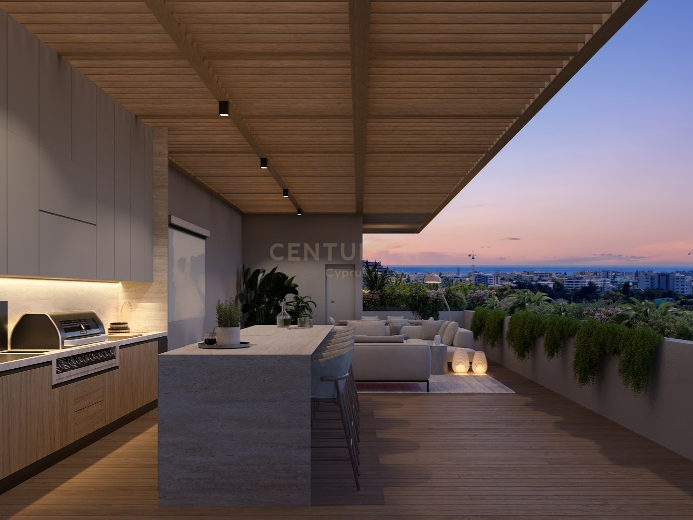 2 bedrooms Penthouse in Germasogeia, Limassol, Cyprus No. 56175