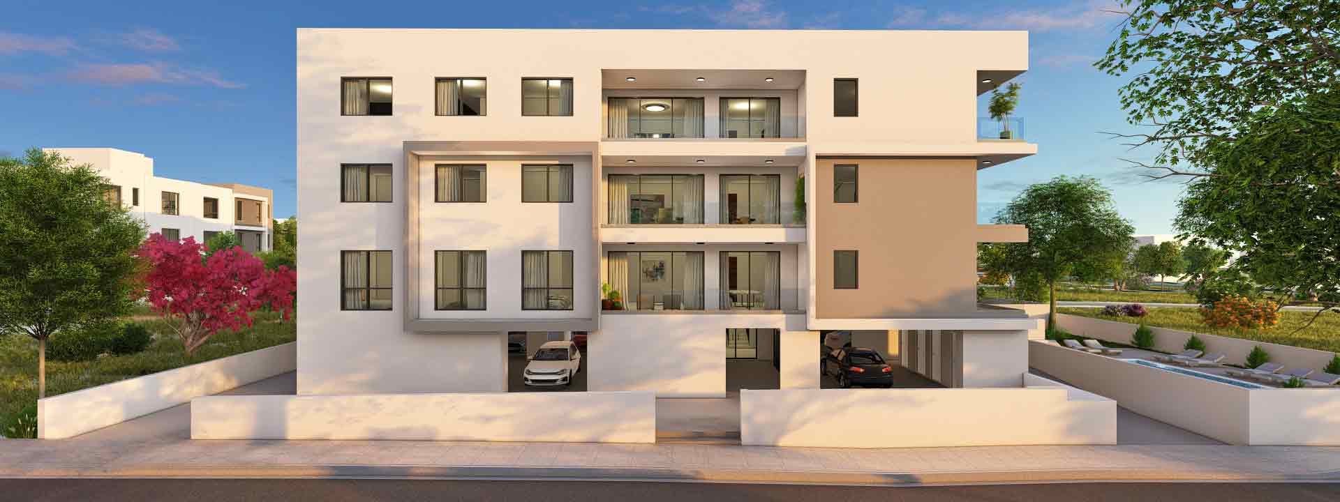 2 chambres Appartement à Paphos, Chypre No. 35032