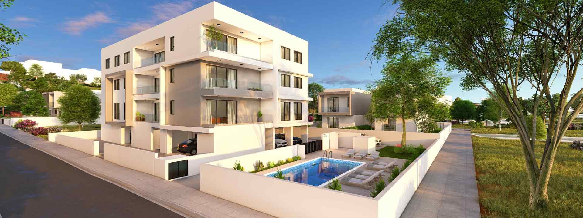 2 chambres Appartement à Paphos, Chypre No. 35032
