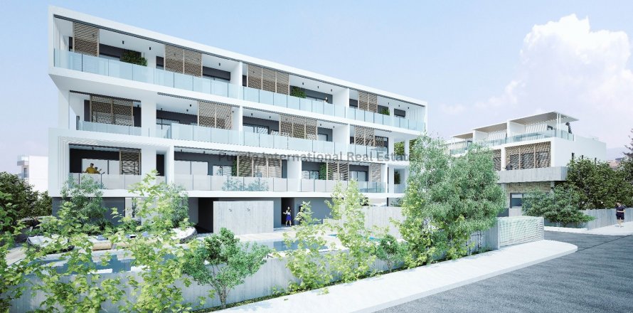 Квартира с 1 спальней в Пафос, Кипр № 37434