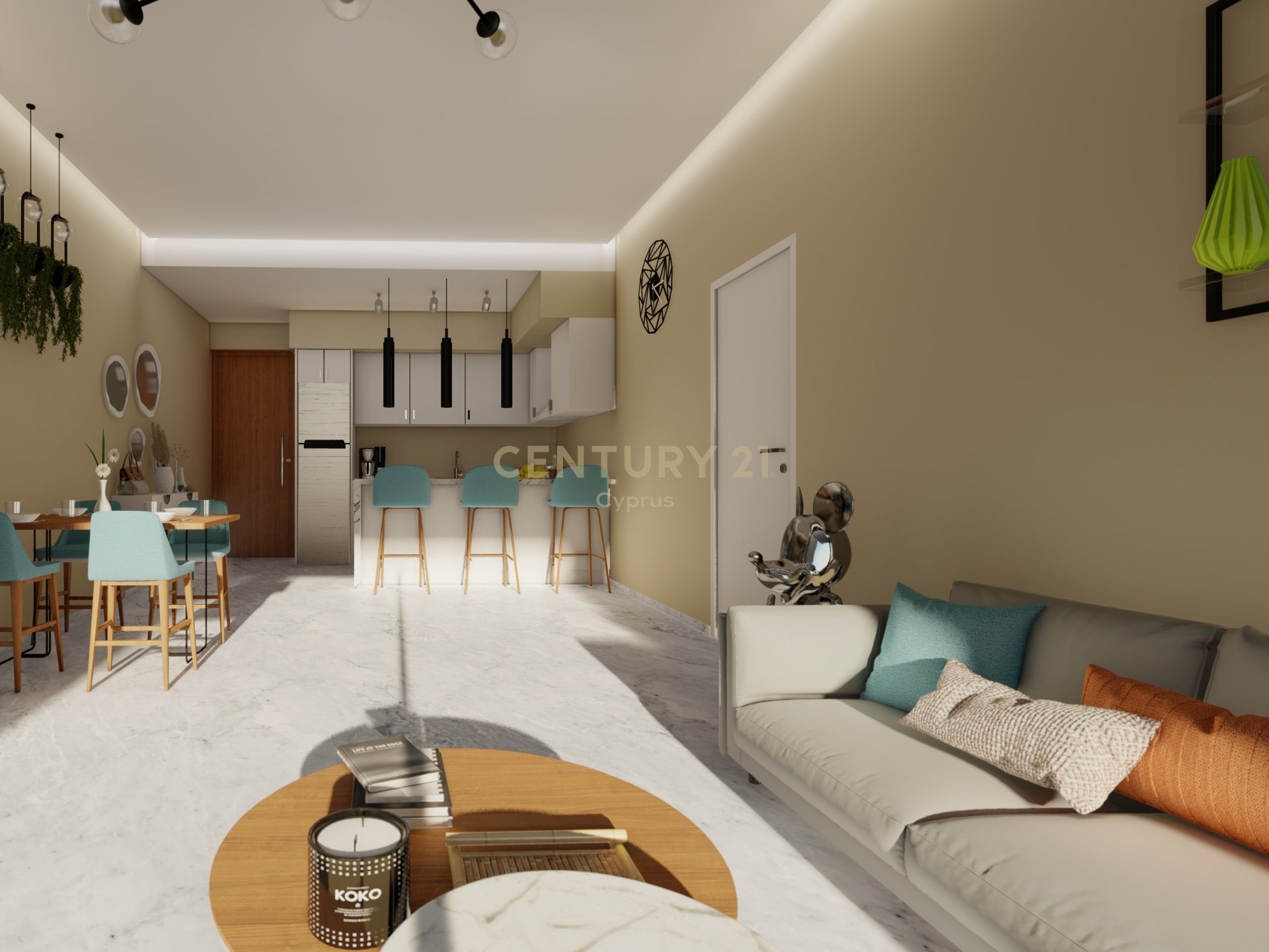 1 dormitorio Apartamento en Germasogeia, Limassol, Chipre No. 54132