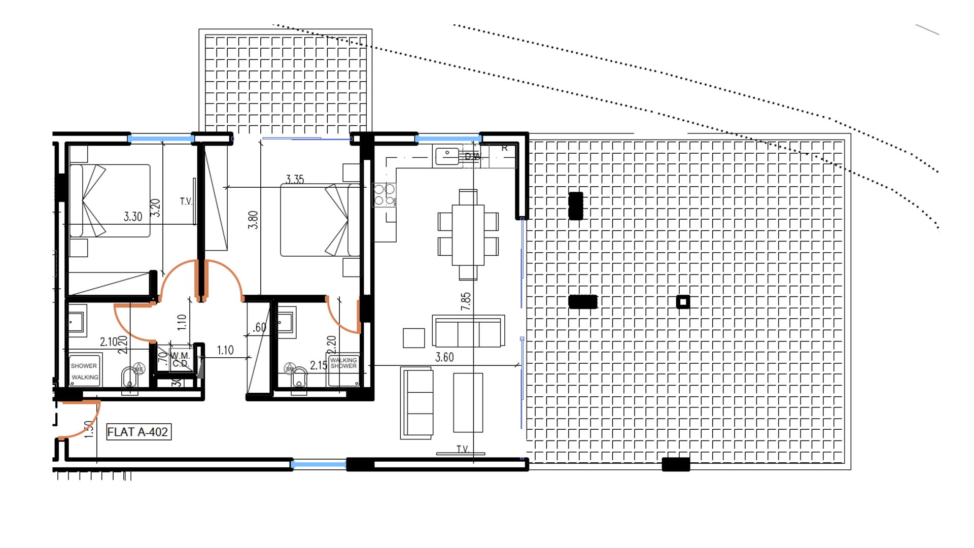 2 chambres Appartement à Larnaca, Larnaka, Chypre No. 26757