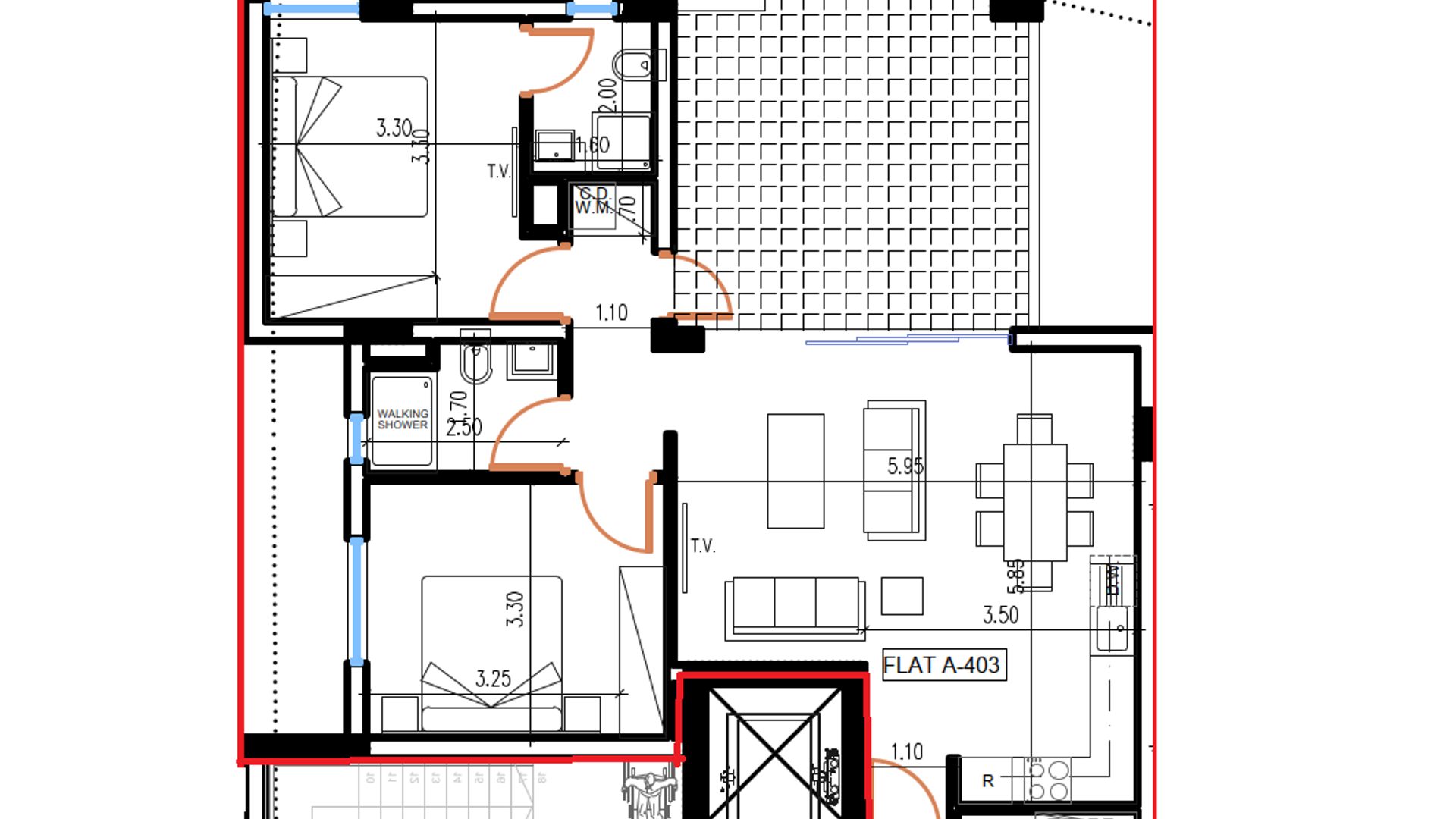 2 bedrooms Penthouse in Larnaca, Larnaka, Cyprus No. 26758
