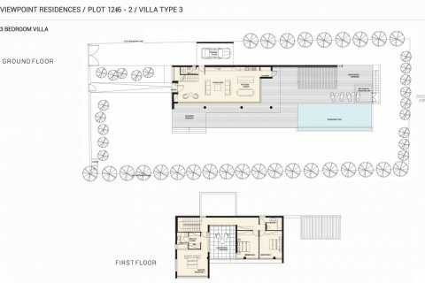 Villa floor plan «3BR-12», 3 bedrooms in Viewpoint Hills