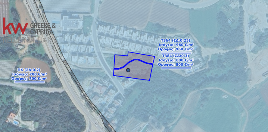 Земельный участок 3794м2 в Протарас, Аммохостос,  № 39974