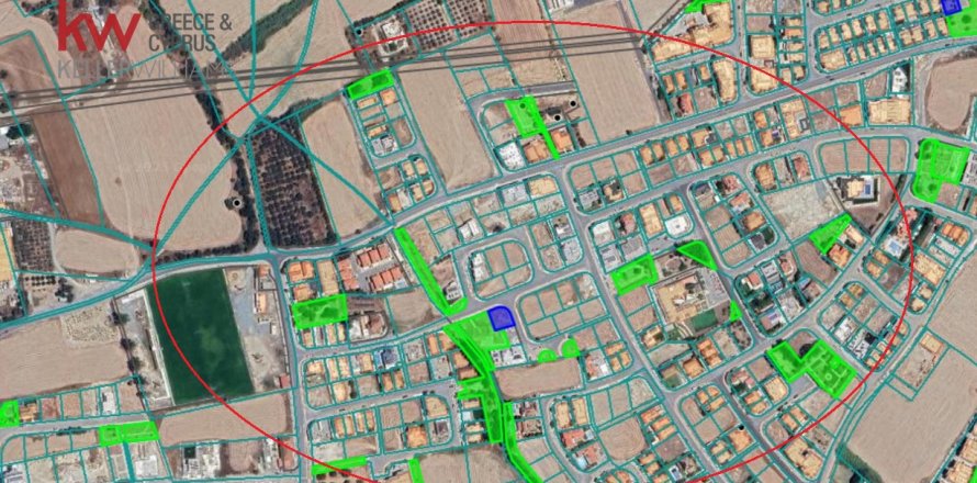 Земельный участок 1106м2 в Ливадия, Ларнака,  № 40476