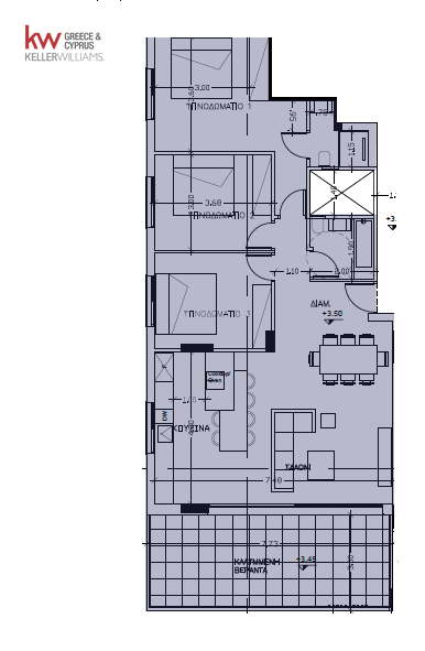 3 dormitorios Apartamento en Agios Georgios, Nicosia, Chipre No. 50327