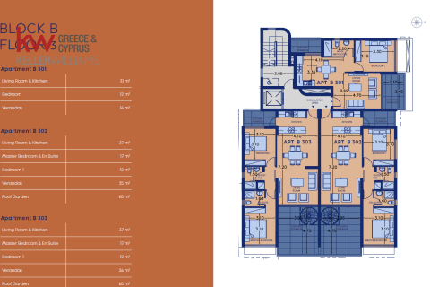 2 bedrooms Apartment in Larnaca, Larnaka, No. 39530 11