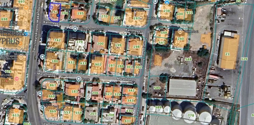 250m2 Land in Larnaca, Larnaka,  No. 40086