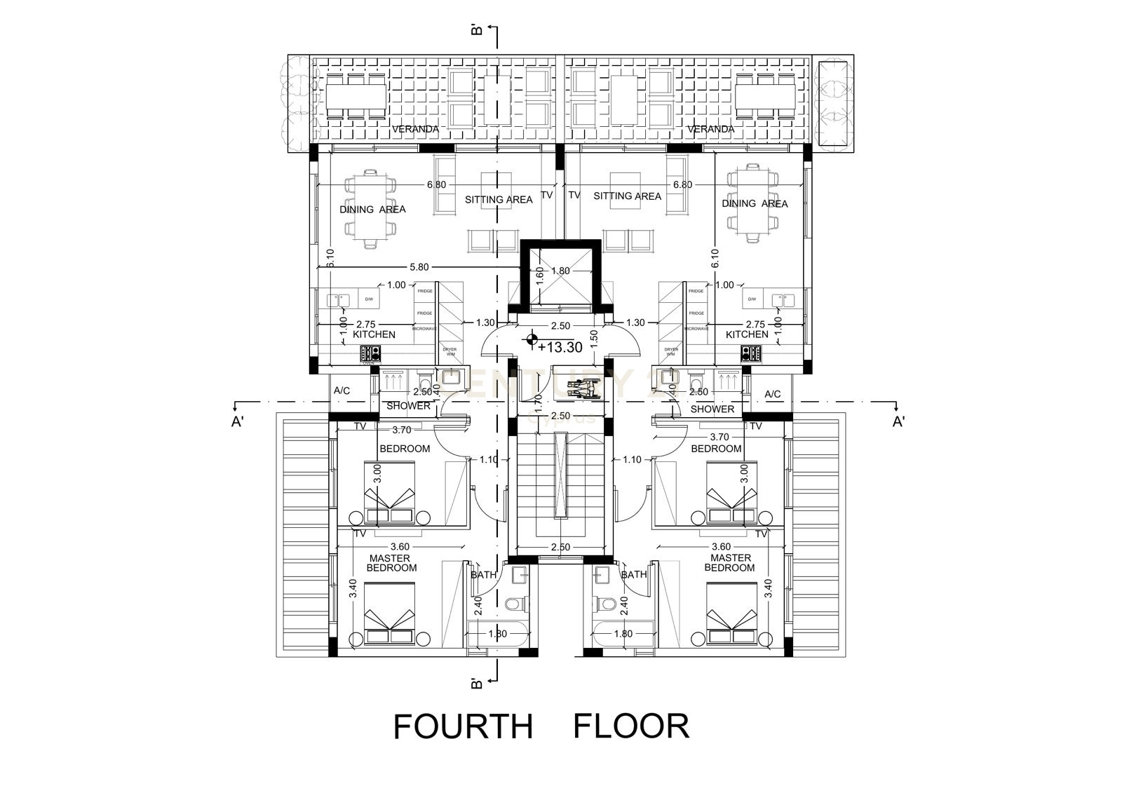 2 dormitorios Apartamento en Limassol, Chipre No. 55755