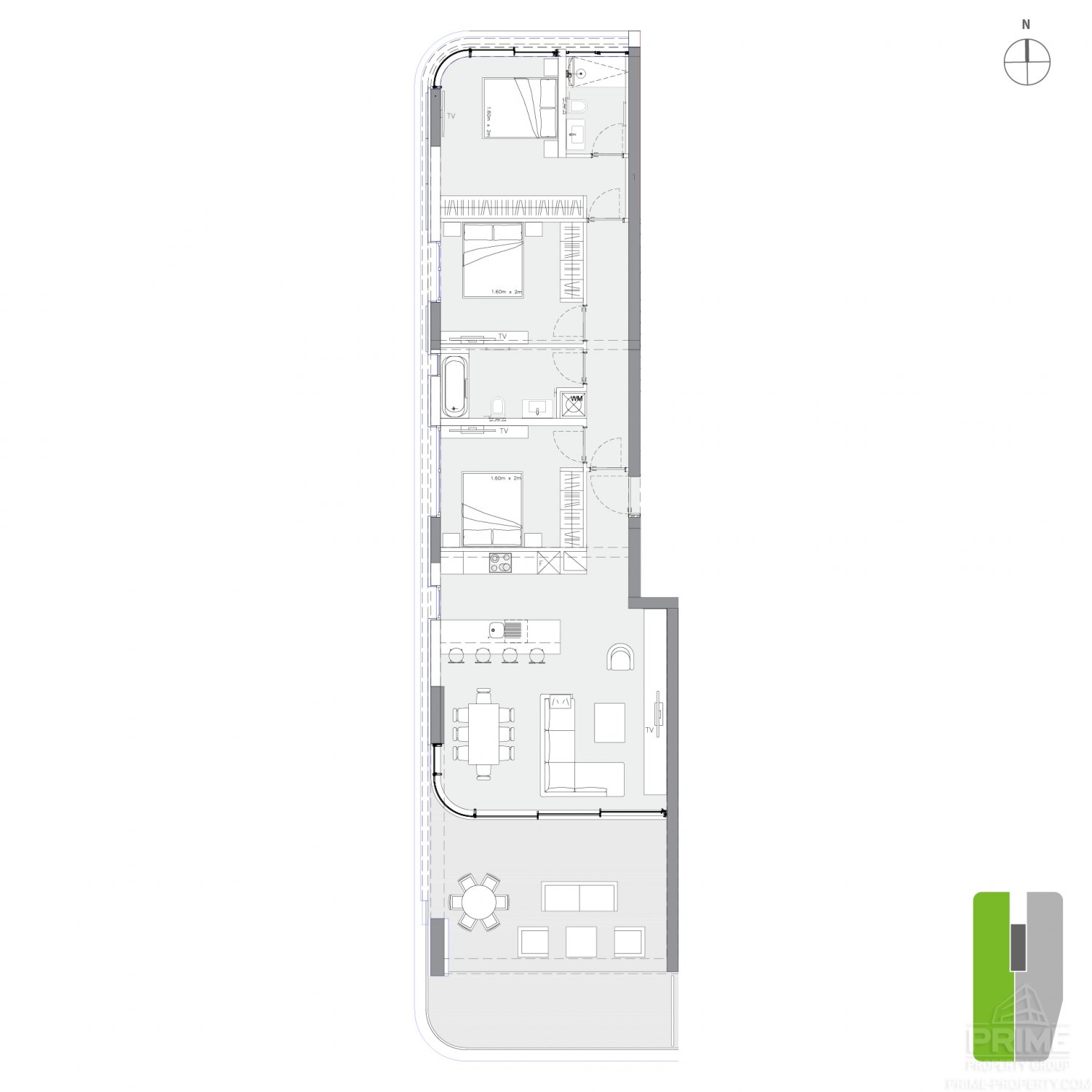 3 chambres Appartement à Limassol, Chypre No. 28246