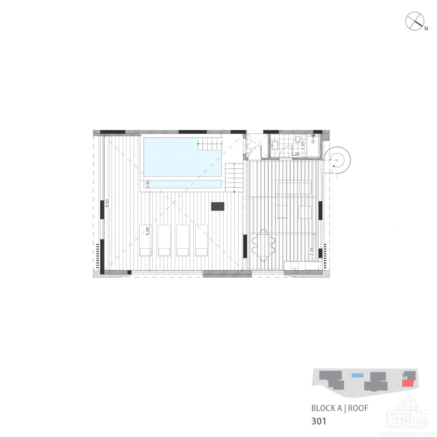 3 chambres Penthouse à THE HERITAGE Paphos, Chypre No. 24259