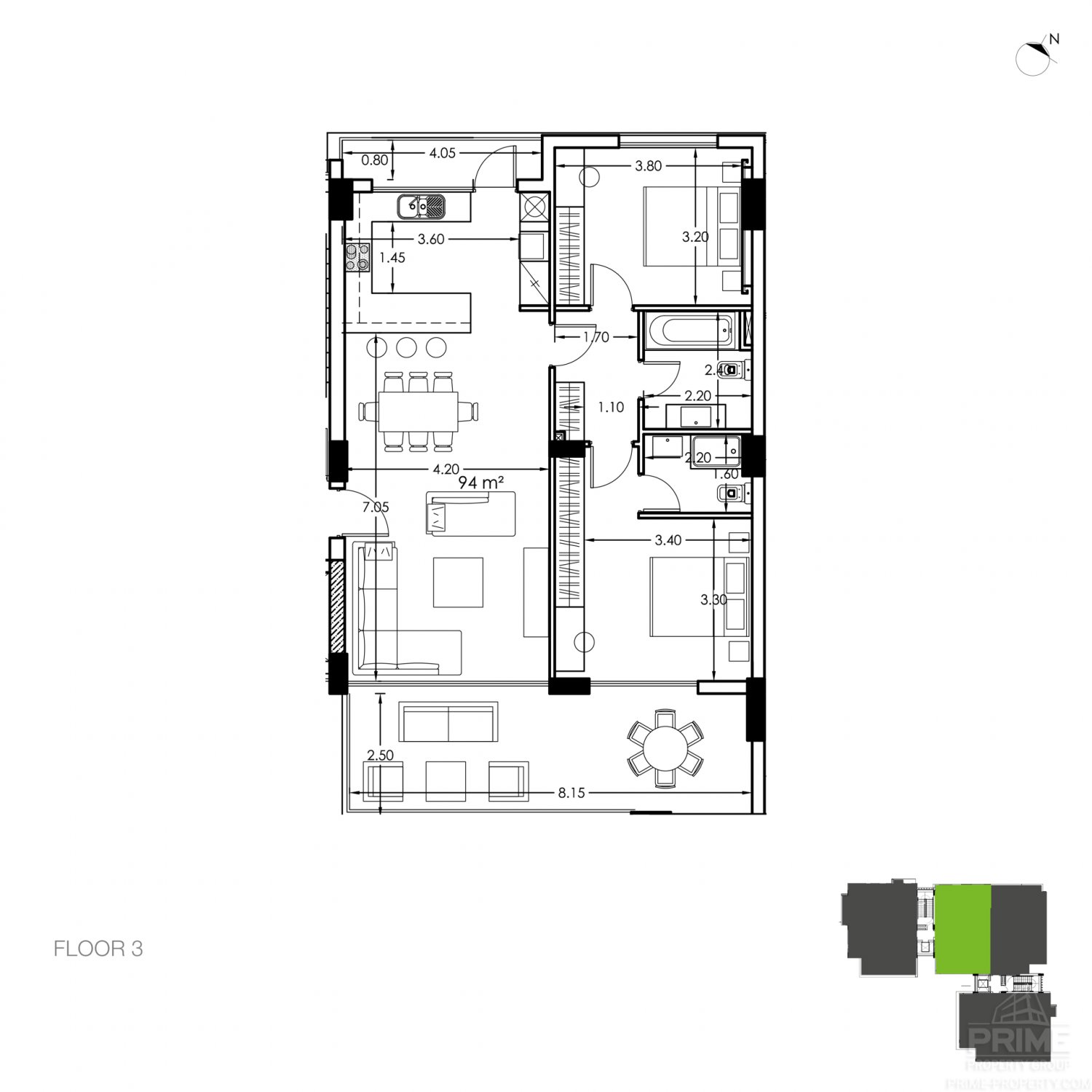 2 bedrooms Apartment in Papas, Limassol, Cyprus No. 31749