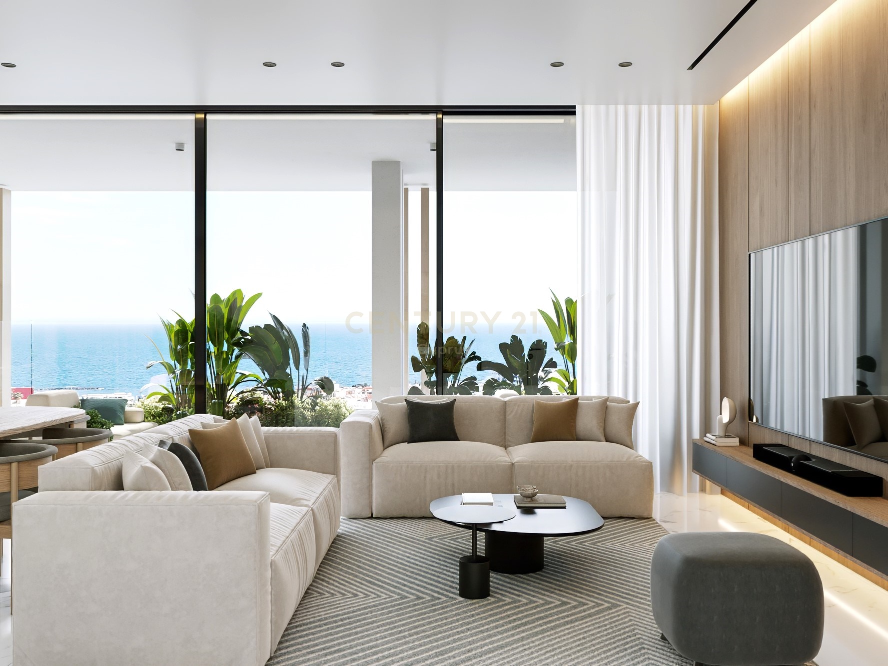 3 chambres Penthouse à Mouttagiaka, Limassol, Chypre No. 55217