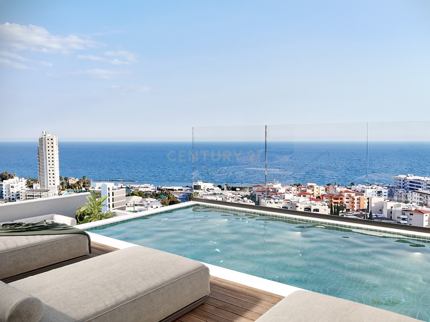 3 chambres Penthouse à Mouttagiaka, Limassol, Chypre No. 55217