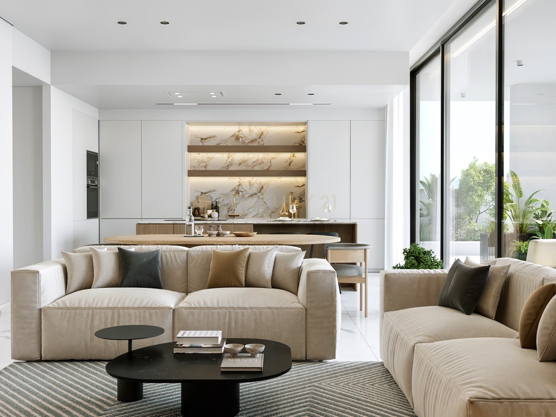 3 chambres Penthouse à Mouttagiaka, Limassol, Chypre No. 55217