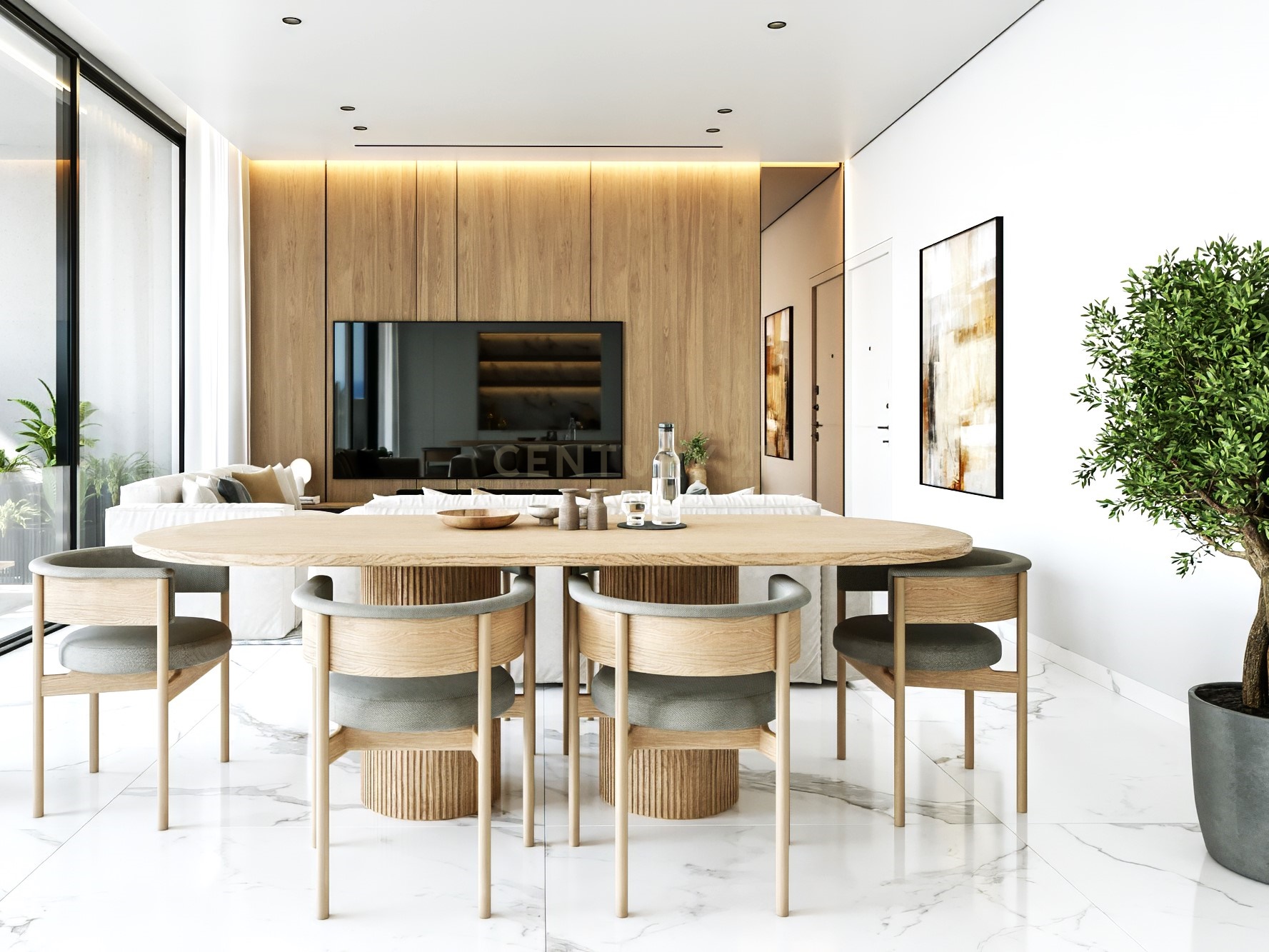3 chambres Penthouse à Mouttagiaka, Limassol, Chypre No. 55217