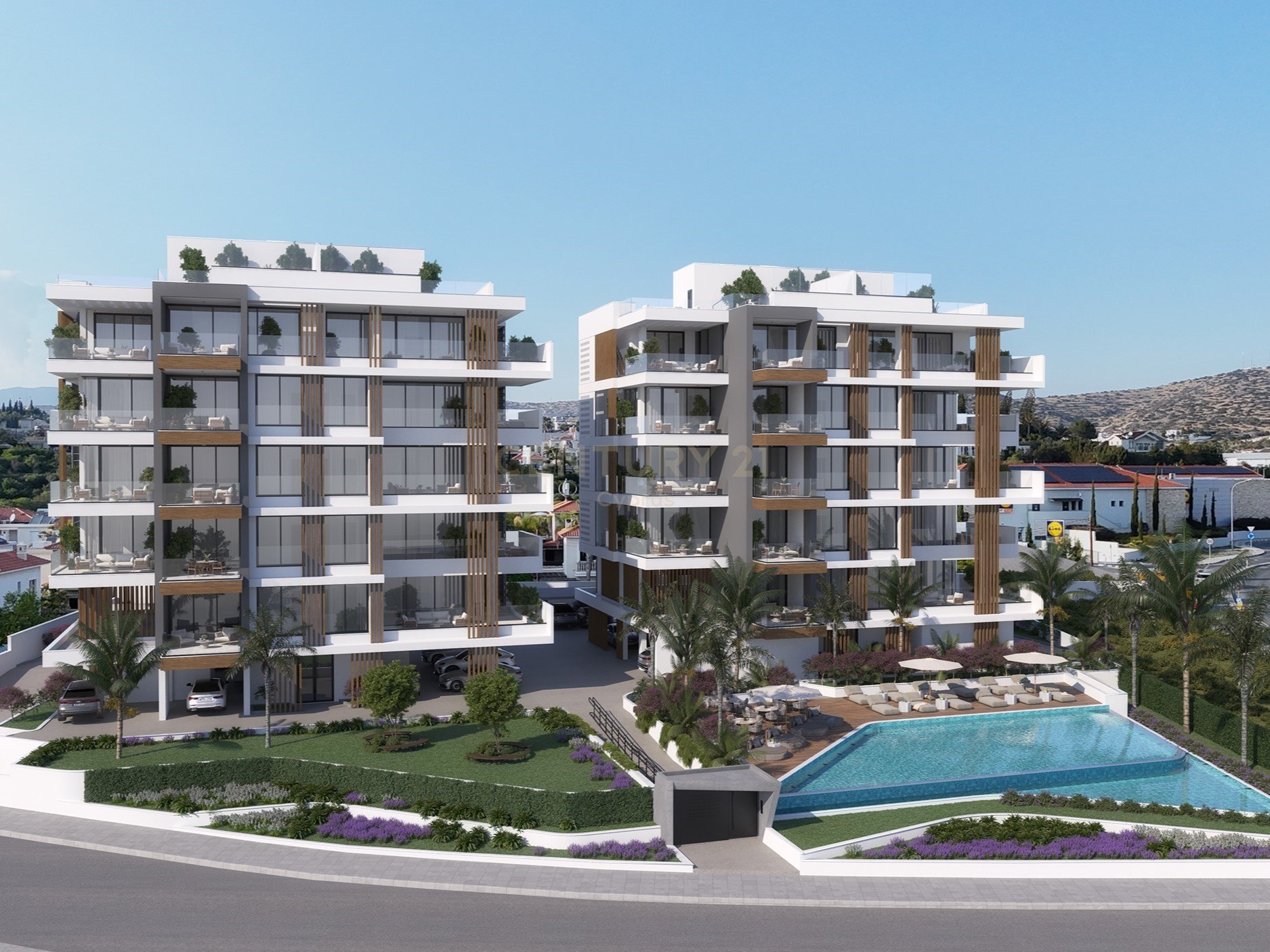 3 chambres Penthouse à Mouttagiaka, Limassol, Chypre No. 55217