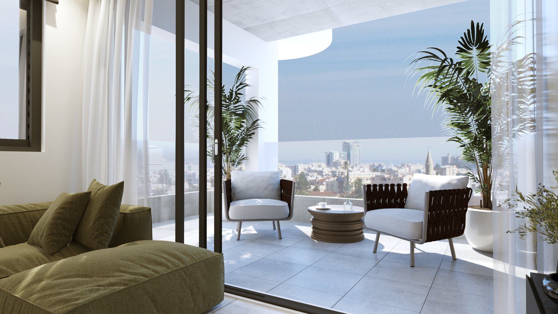 2 chambres Appartement à Larnaca, Larnaka, Chypre No. 26561