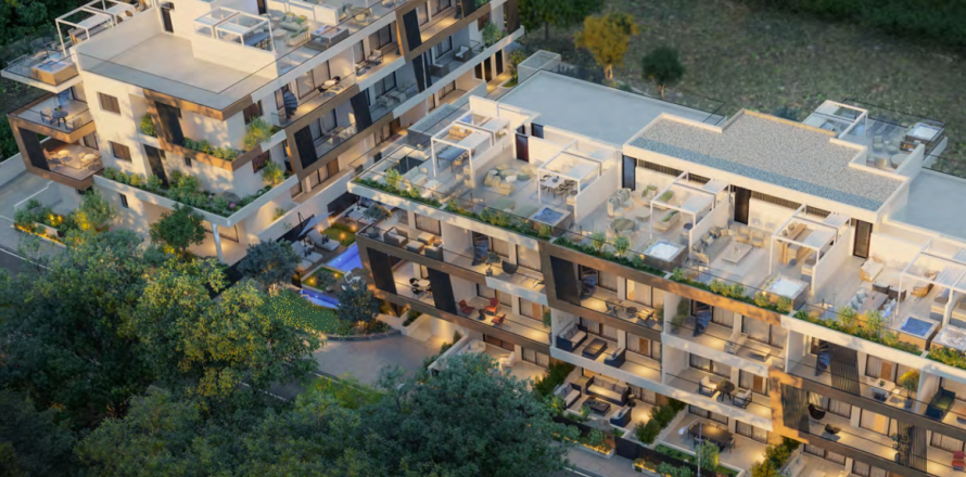 1 chambre Penthouse à Livadia, Larnaka,  No. 48066