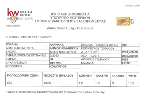 592m2 Land in Larnaka,  No. 40035 3