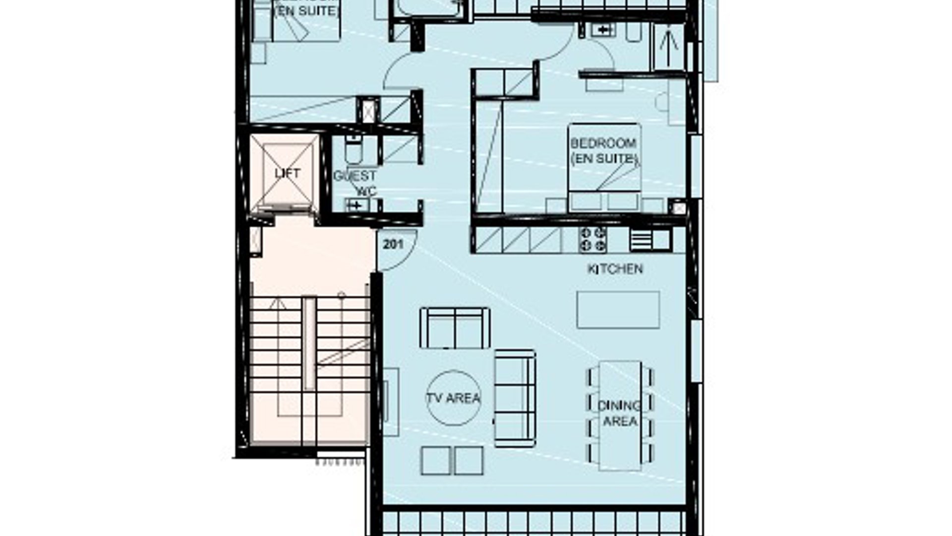 1 chambre Appartement à Limassol, Chypre No. 26860
