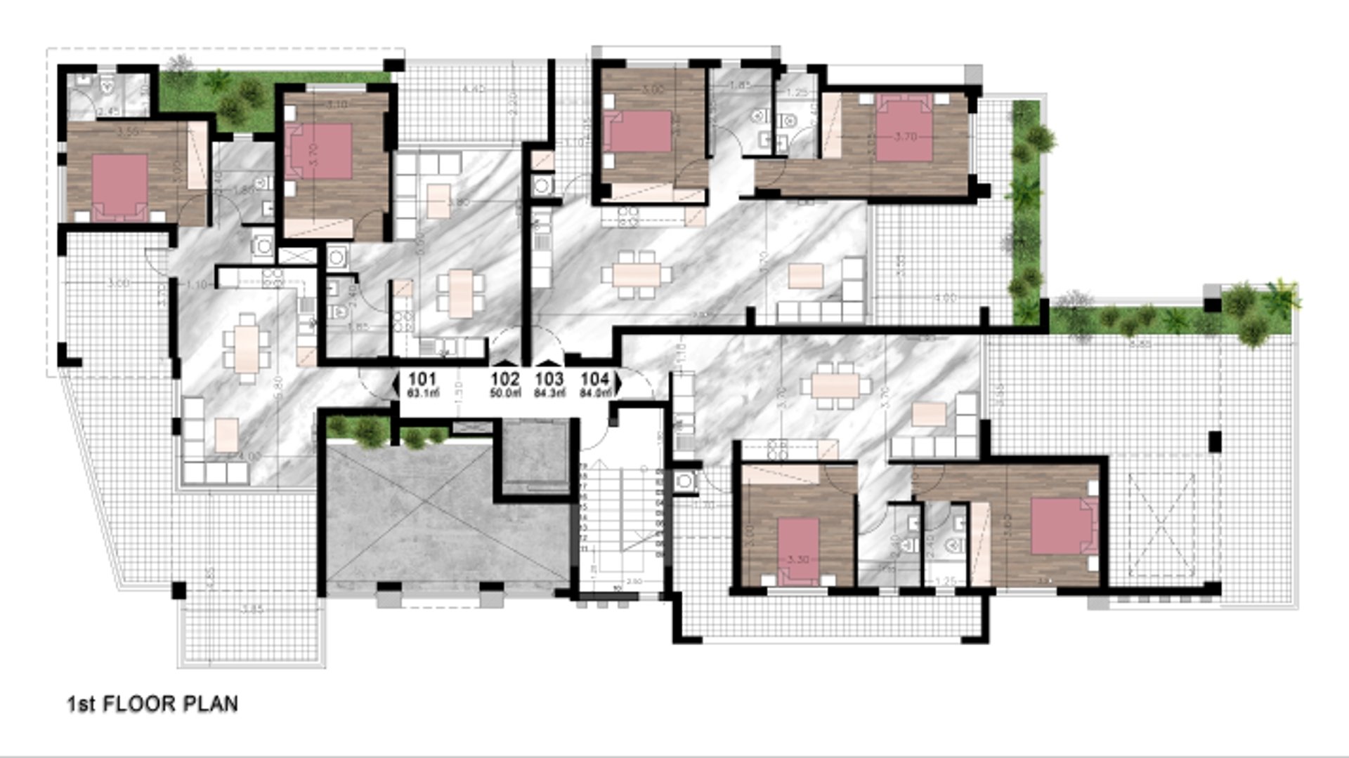 2 chambres Appartement à Limassol, Chypre No. 28989