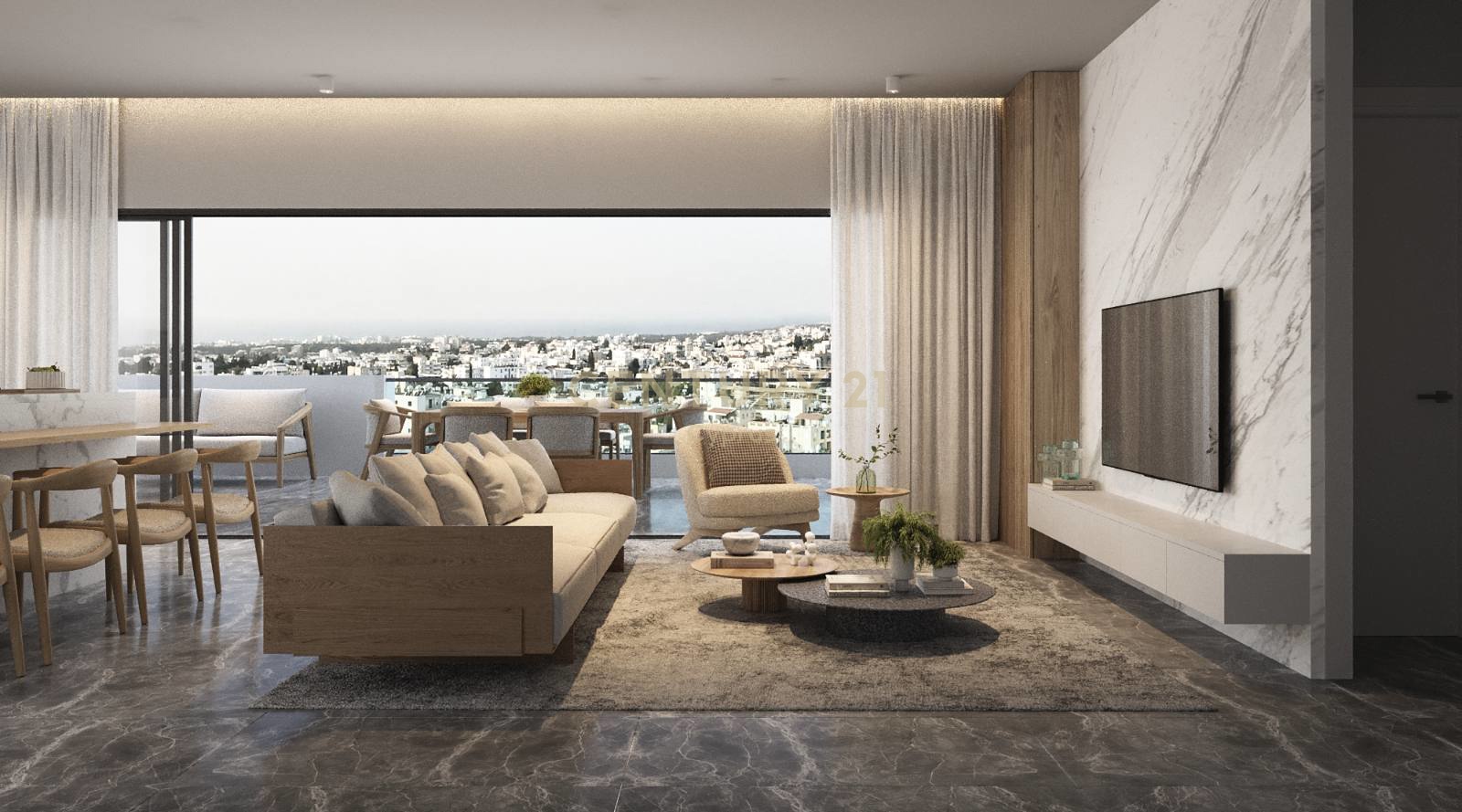3 bedrooms Apartment in Mesa Geitonia, Limassol, Cyprus No. 58596
