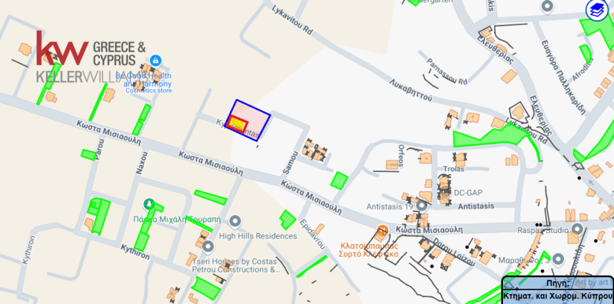 546m2 Land in Tseri, Nicosia,  No. 56831