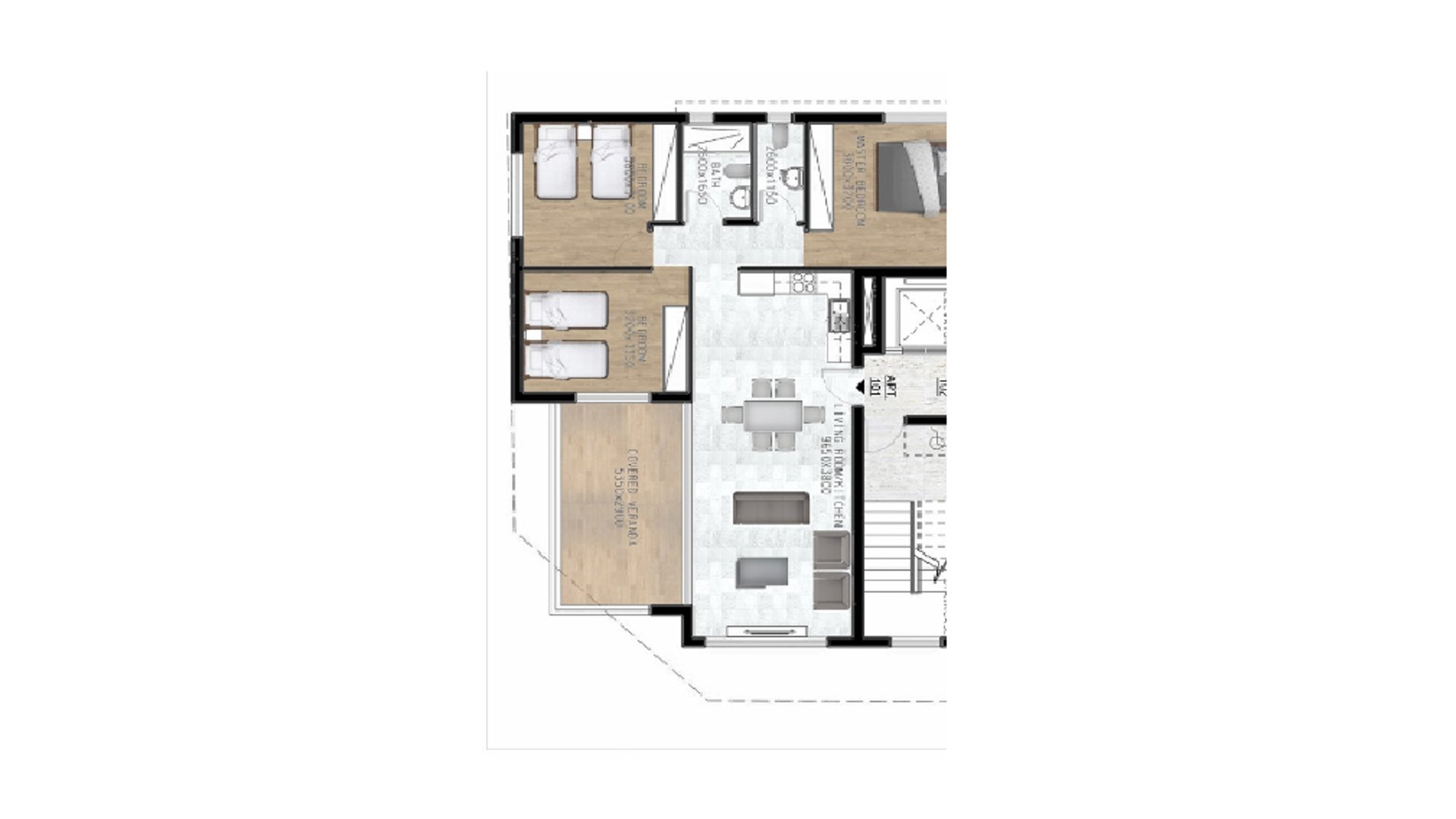3 bedrooms Apartment in Larnaca, Larnaka, Cyprus No. 26598