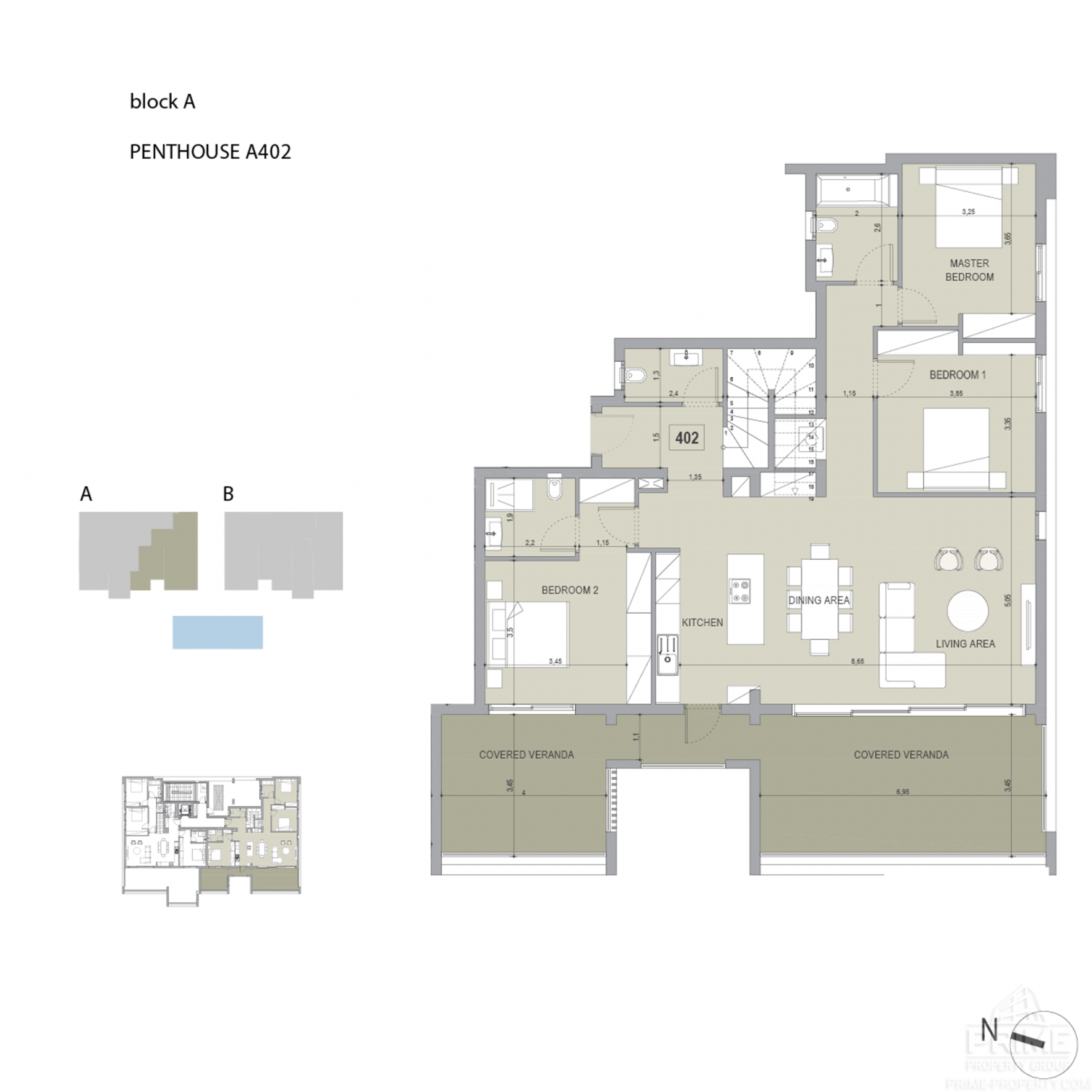 3 bedrooms Penthouse in Potamos tis Germasogeias, Germasogeia, Limassol, Cyprus No. 26601