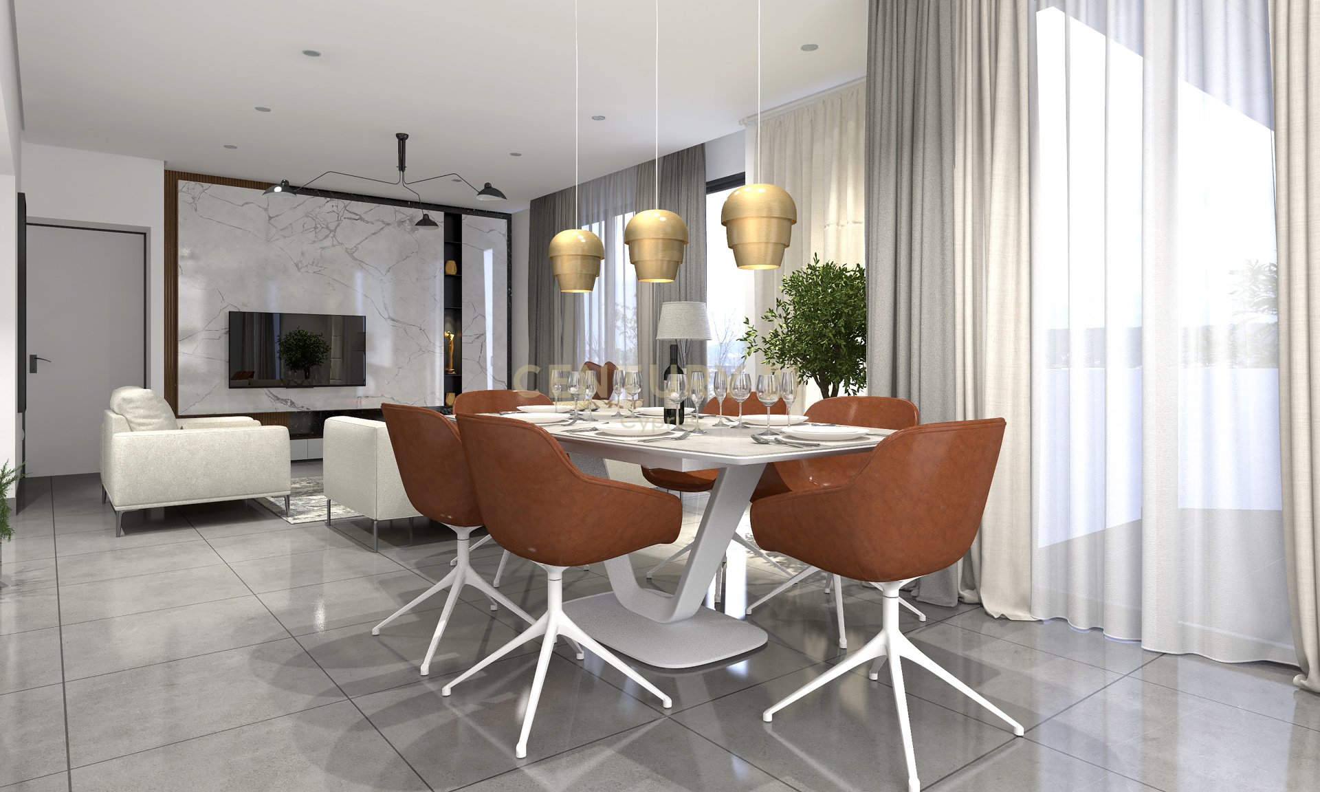 3 bedrooms Apartment in Anavargos, Paphos, Cyprus No. 58248