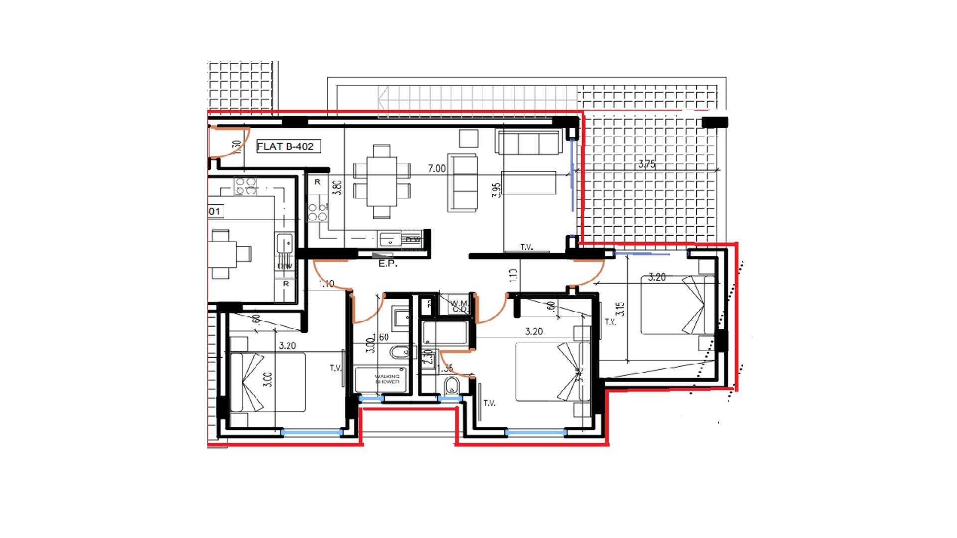 3 chambres Penthouse à Larnaca, Larnaka, Chypre No. 26760