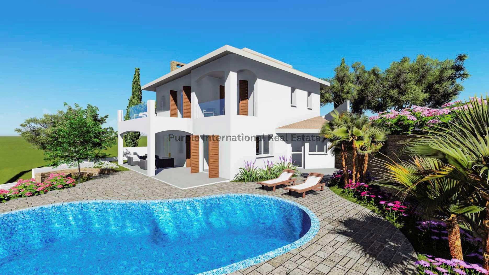 4 bedrooms Villa in Tala, Paphos, Cyprus No. 8143