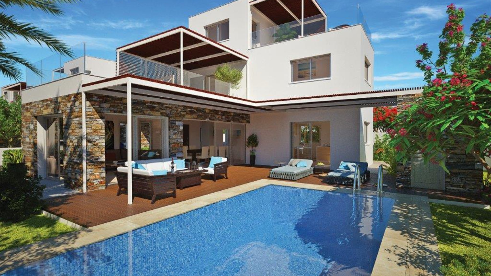 3 chambres Villa à Geroskípou, Paphos, Chypre No. 26979
