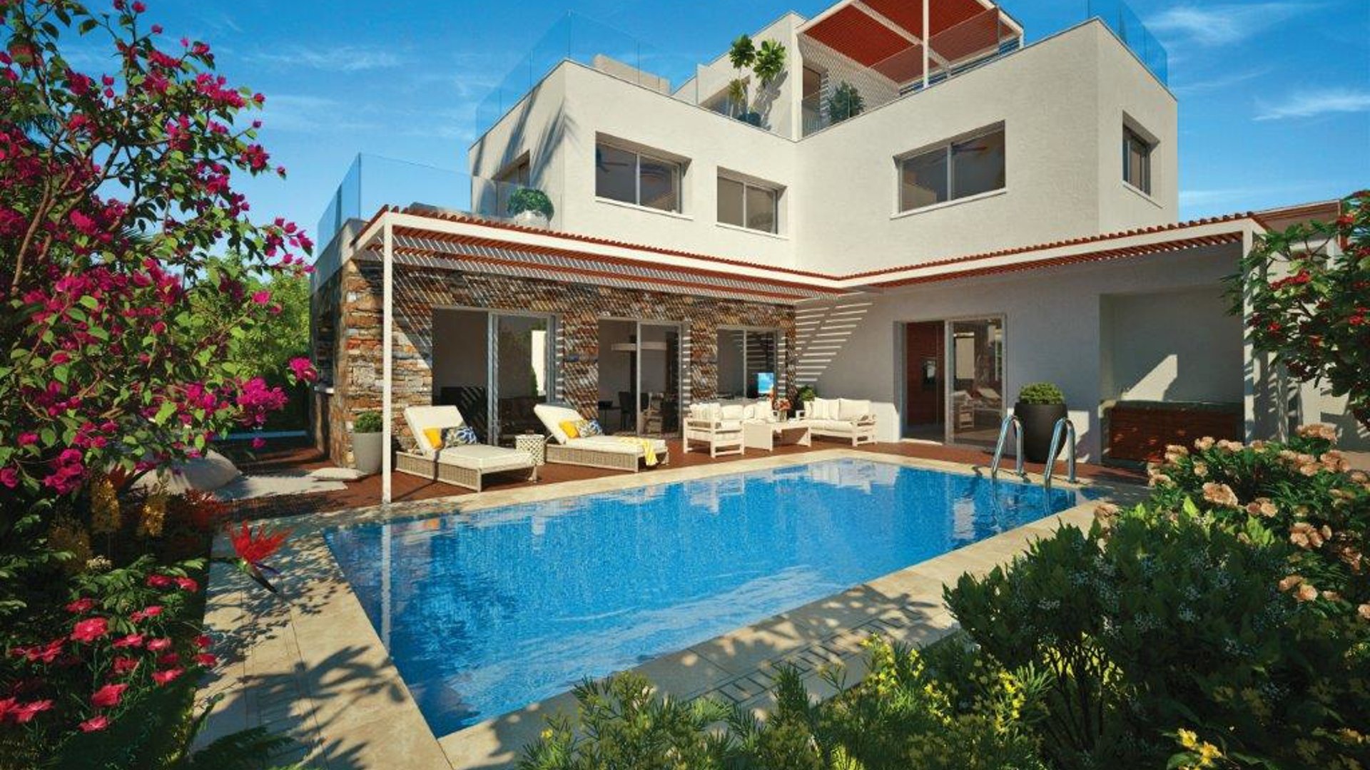 3 chambres Villa à Geroskípou, Paphos, Chypre No. 26979